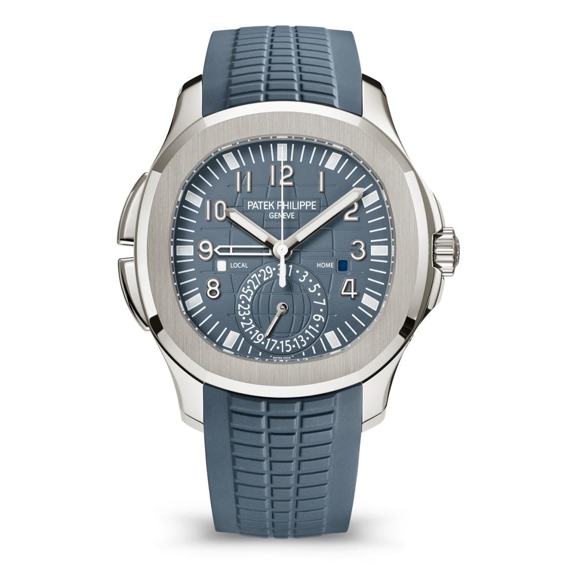 Aquanaut 5164G-001 Dual Time Blue gray Dial 40mm