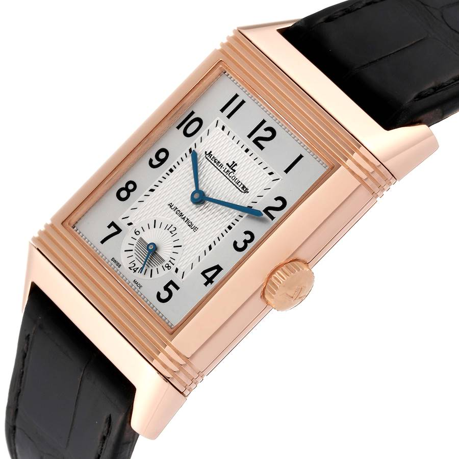 Jaeger LeCoultre Reverso Duoface Rose Gold Mens Watch 215.2.S9 Q3832420 Card