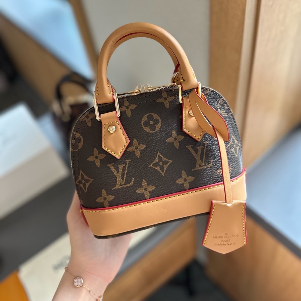 Louis Vuitton Alma Nano Bag Monogram Brown 18Cm M82717