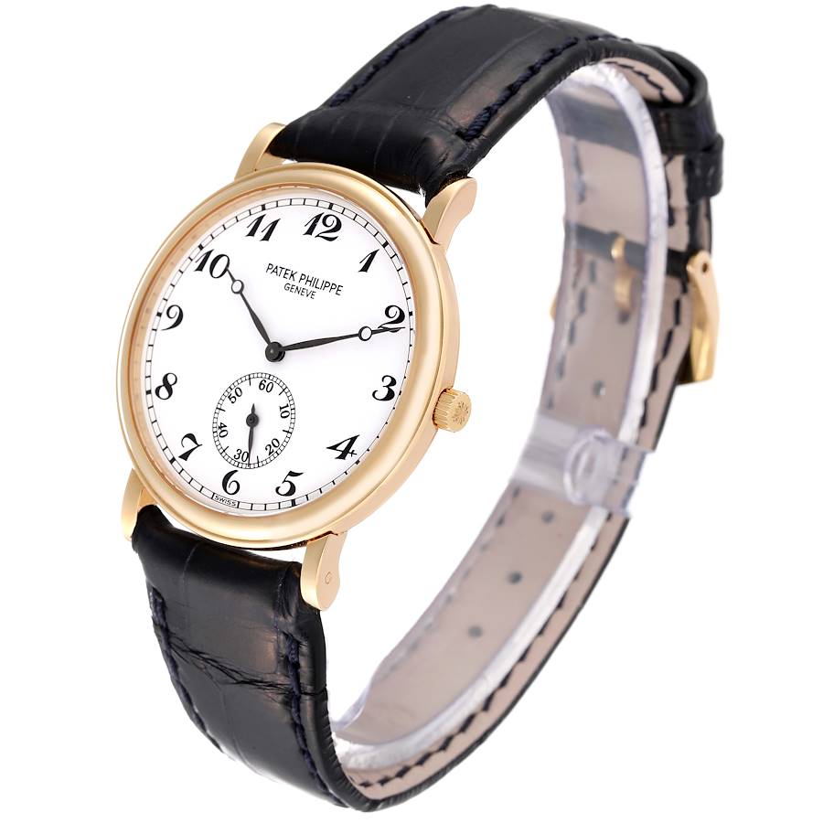 Patek Philippe Calatrava Officer Yellow Gold Mens Watch 5022