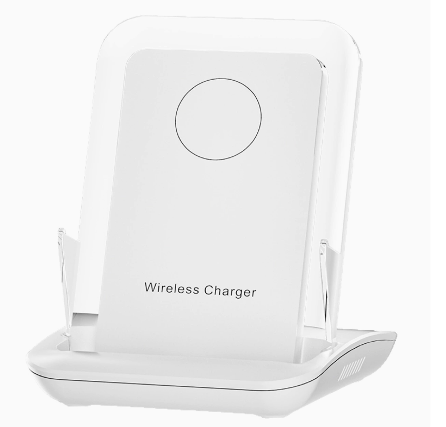 Transparent Vertical Desktop Wireless Charger