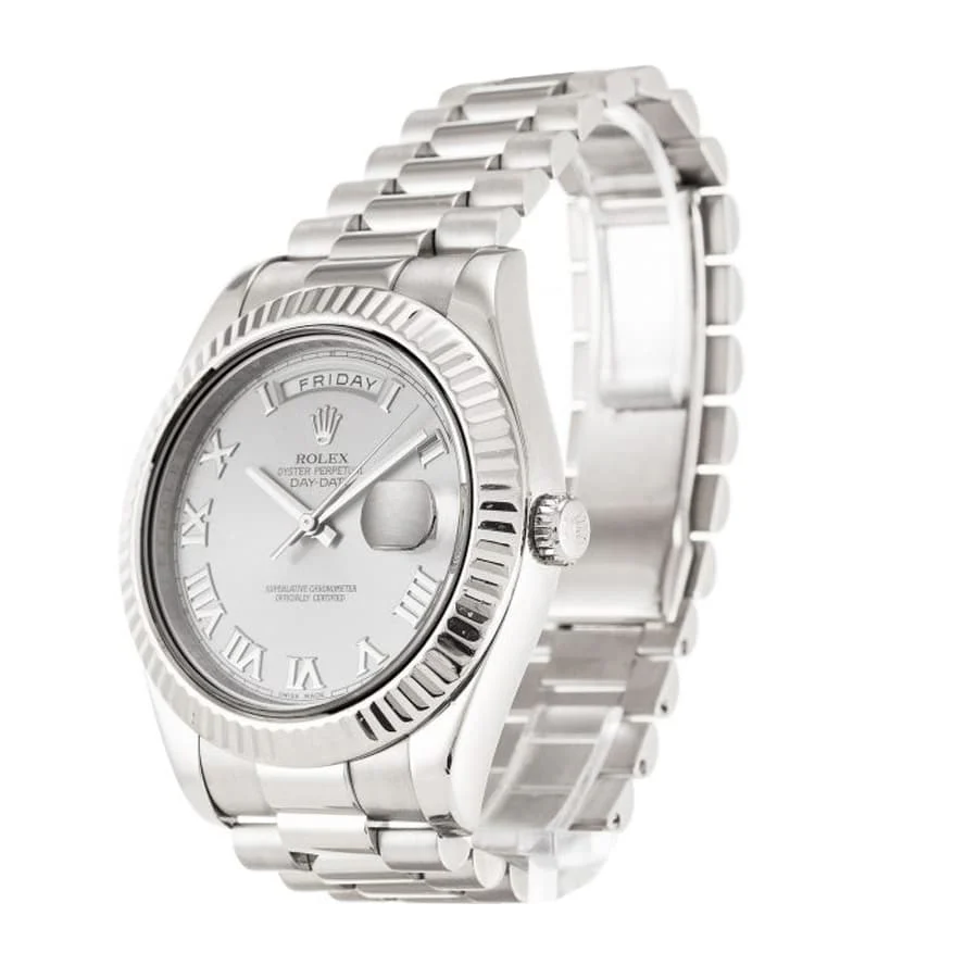 Rolex Day-Date 218239-0041 Super Clone White Roman Dial