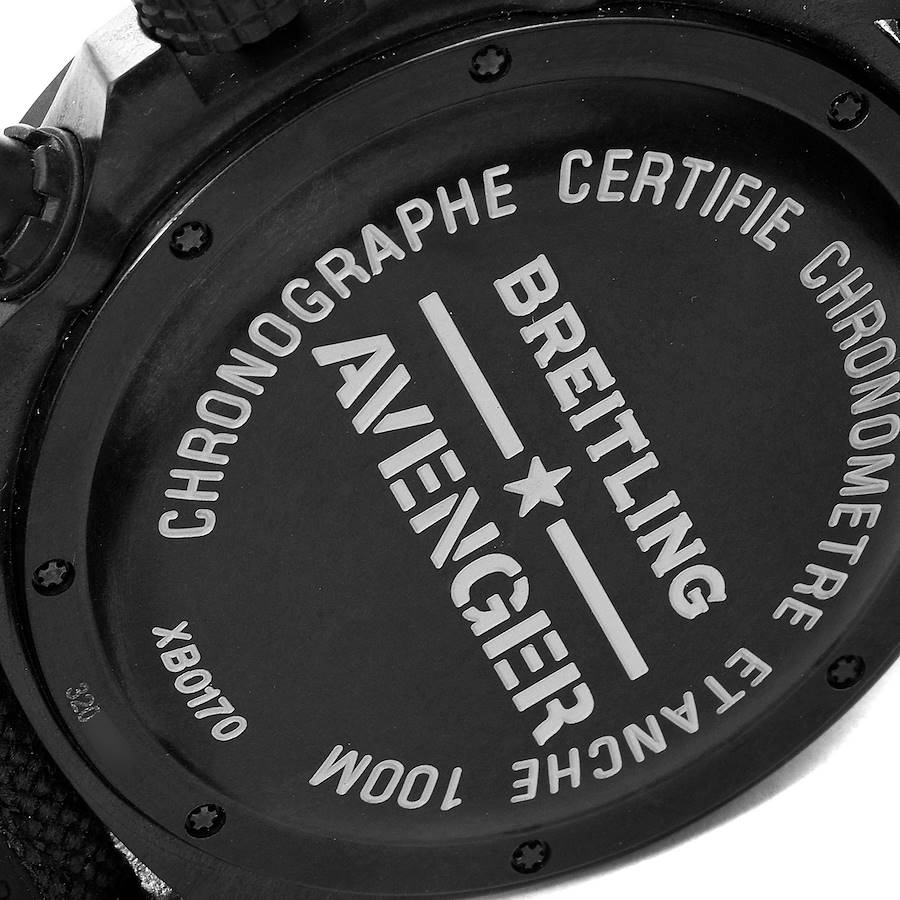 Breitling Avenger Hurricane 50 Breitlight Mens Watch XB0170