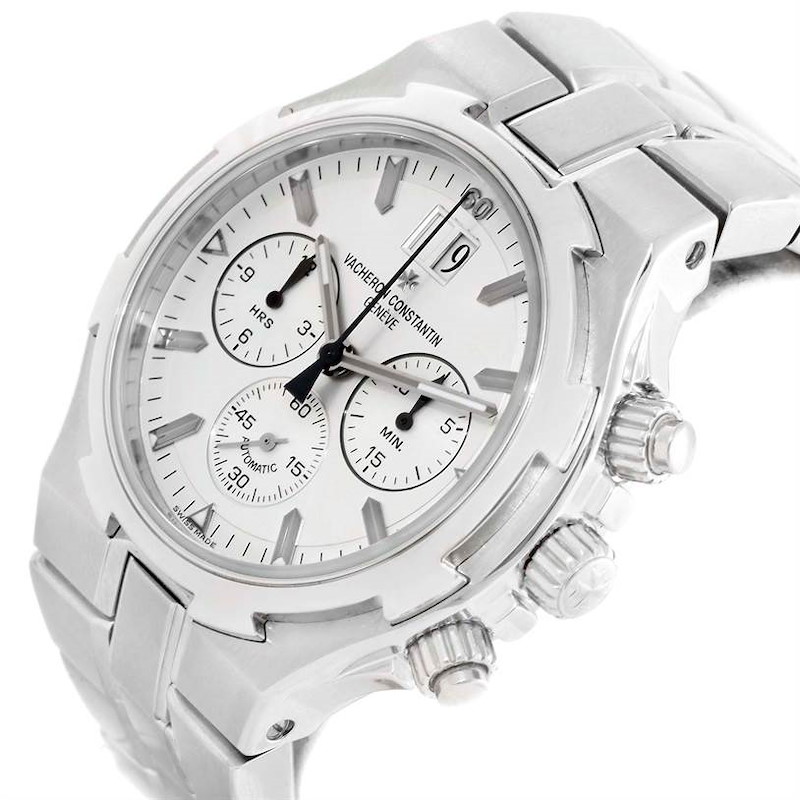 Vacheron Constantin Overseas Chronograph Silver Dial Watch 49140