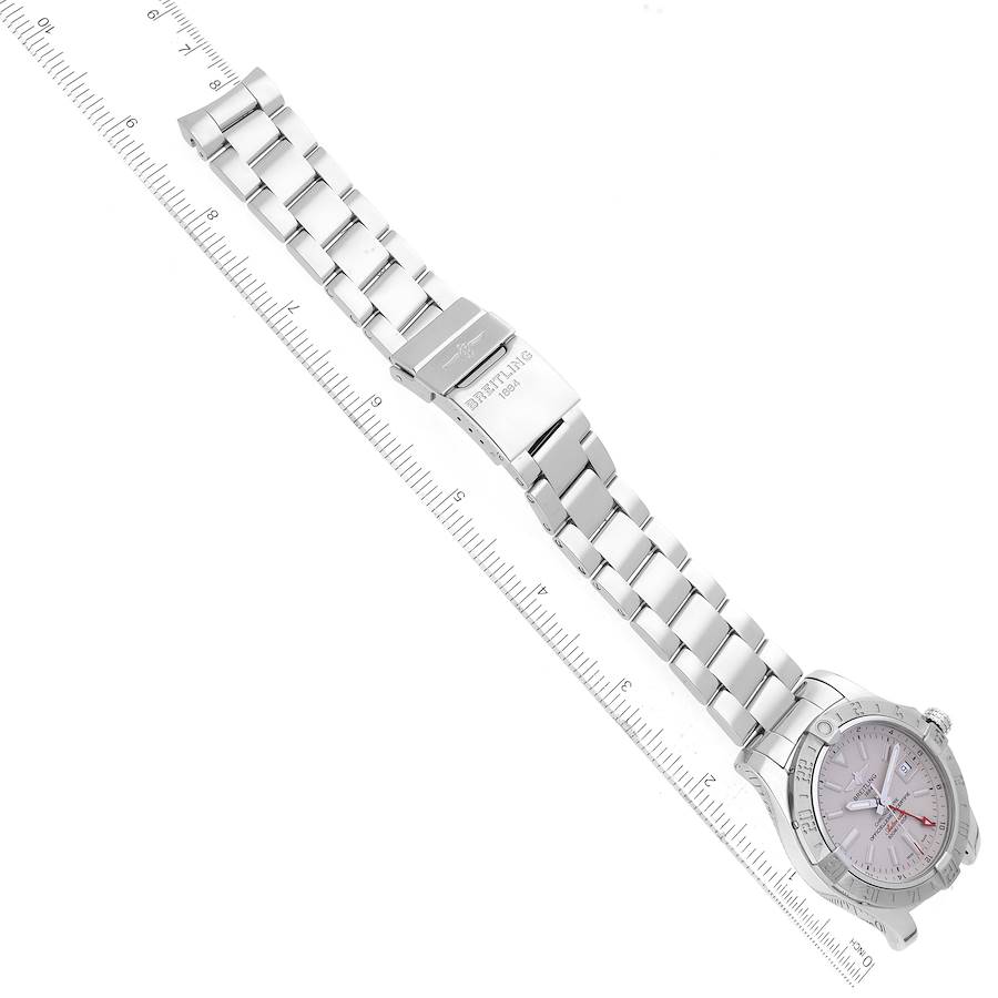 Breitling Aeromarine Avenger II GMT Steel Mens Watch A32390