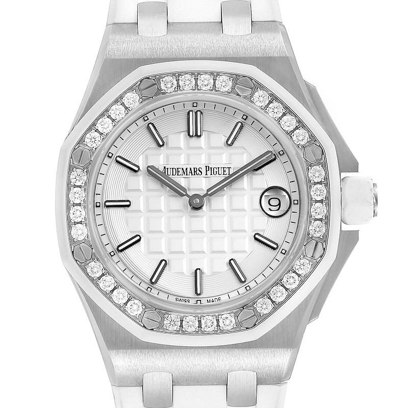 Audemars Piguet Royal Oak Offshore 37mm Diamond Ladies Watch 57175ST