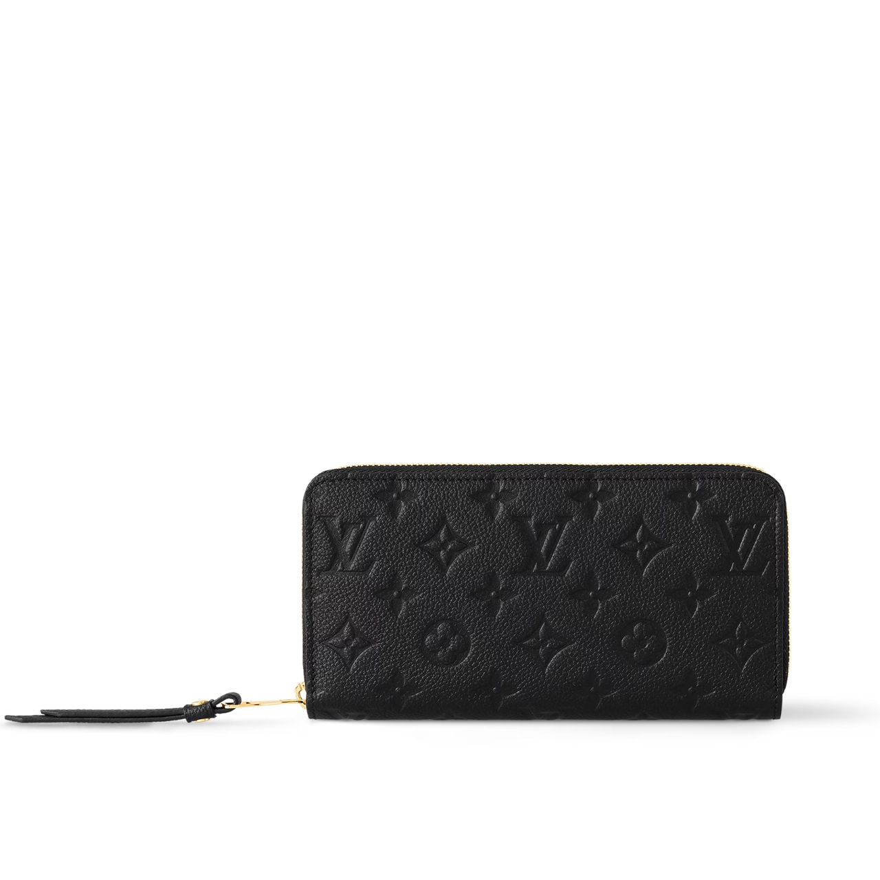 Louis Vuitton Zippy Wallet Monogram Empreinte Black 19cm M61864