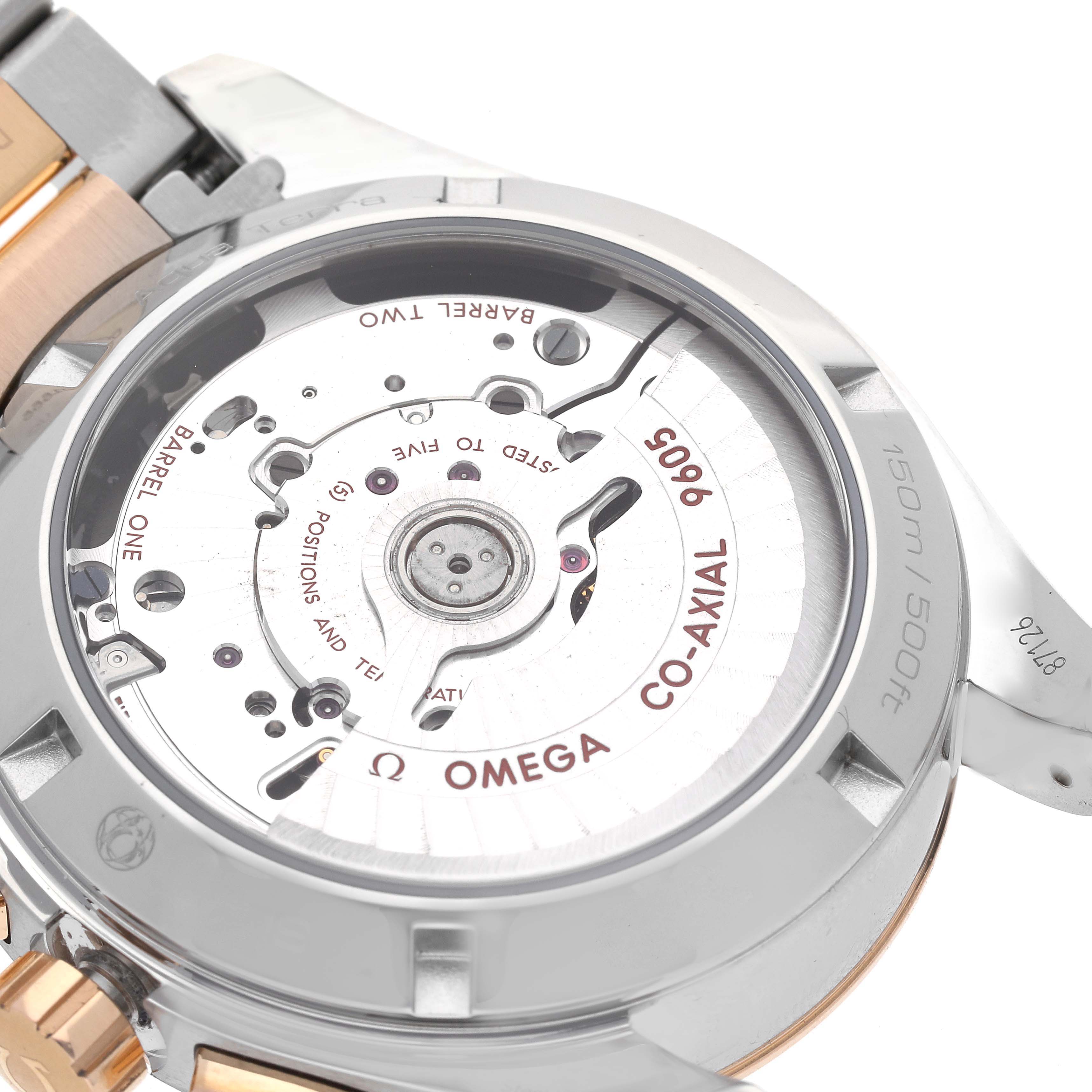 Omega Aqua Terra GMT Steel Rose Gold Mens Watch 43.0 MM 231.20.43.52.06.001