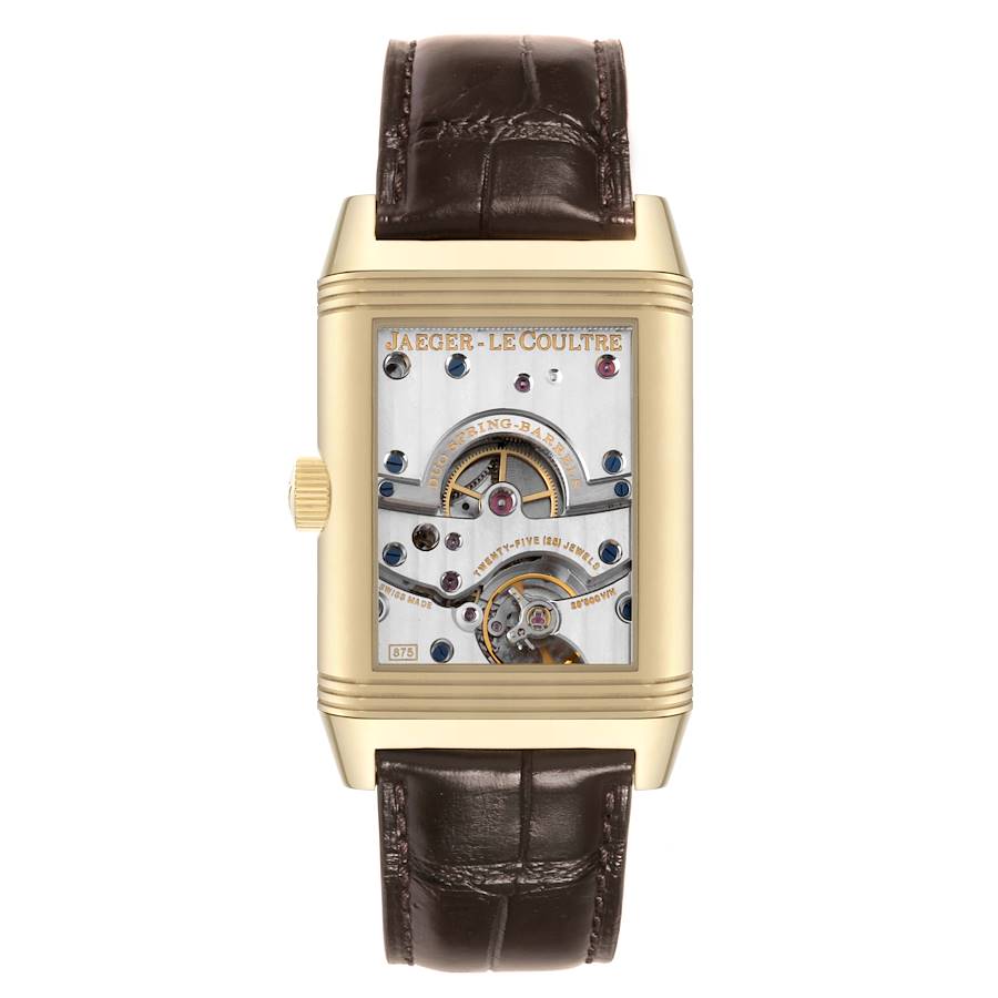 Jaeger LeCoultre Reverso Grande Date 8 Day Yellow Gold Watch 240.1.15 Q3001420 STOCK NUMBER: 63547
