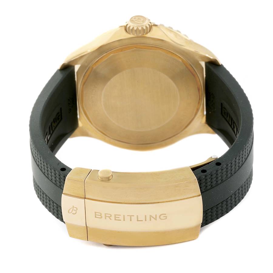 Breitling Superocean 42 Green Dial Bronze Mens Watch N17375