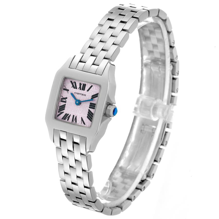 Cartier Santos Demoiselle Purple Dial Small Ladies Watch W2510002