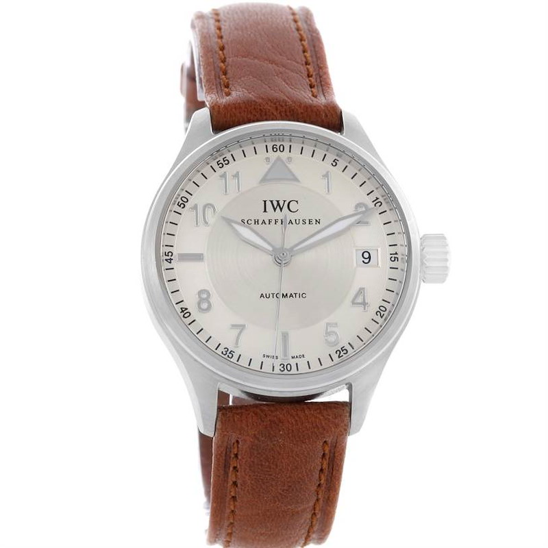 IWC Spitfire Midsize Silver Dial Automatic Watch IW325602