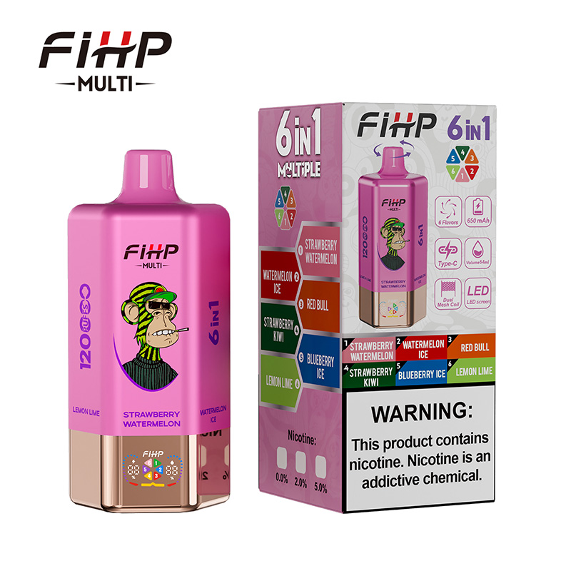 🔥 FIHP Multi 120K Puffs 6-in-1 Flavors 120000 Disposable Vape | 💥 20% RABATU | Nowi klienci hurtowi oszczędzają więcej | Polska wysyłka lokalna