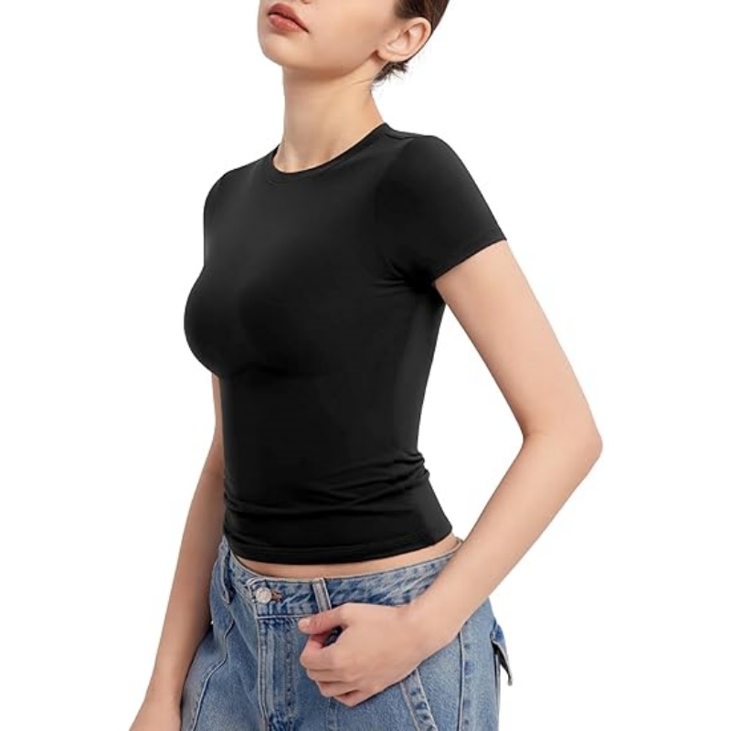 Women's Crew Neck Short Sleeve Tops