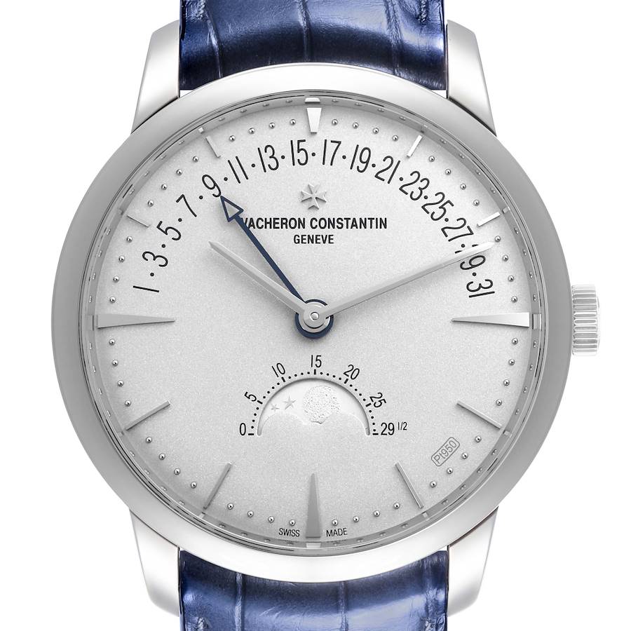 Vacheron Constantin Patrimony Retrograde Date Platinum Mens Watch 4010U