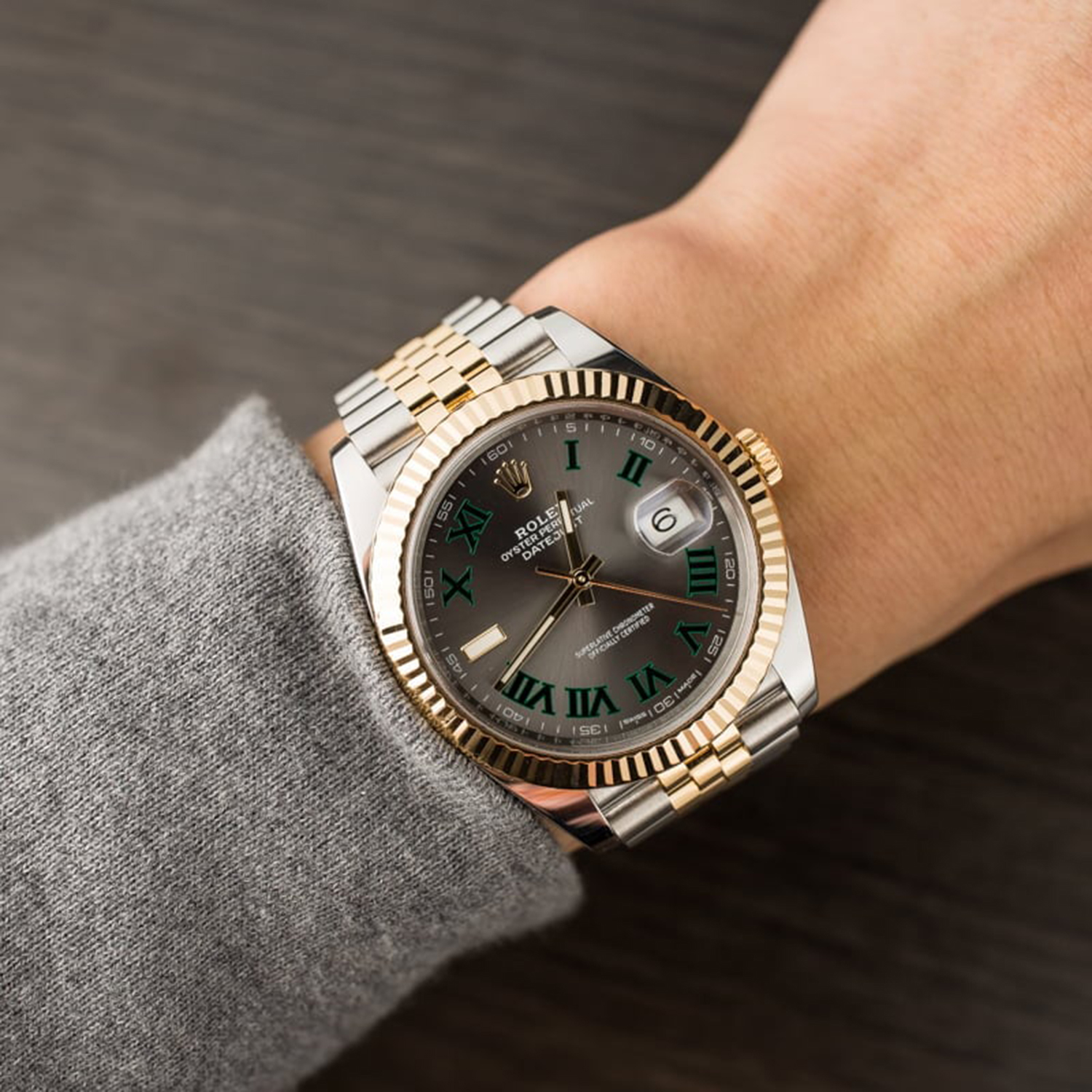 Rolex Oyster/Jubilee Perpetual Datejust 41 Two-tone Wimbledon - M126333-0020/126333-0019 Brand Unworn