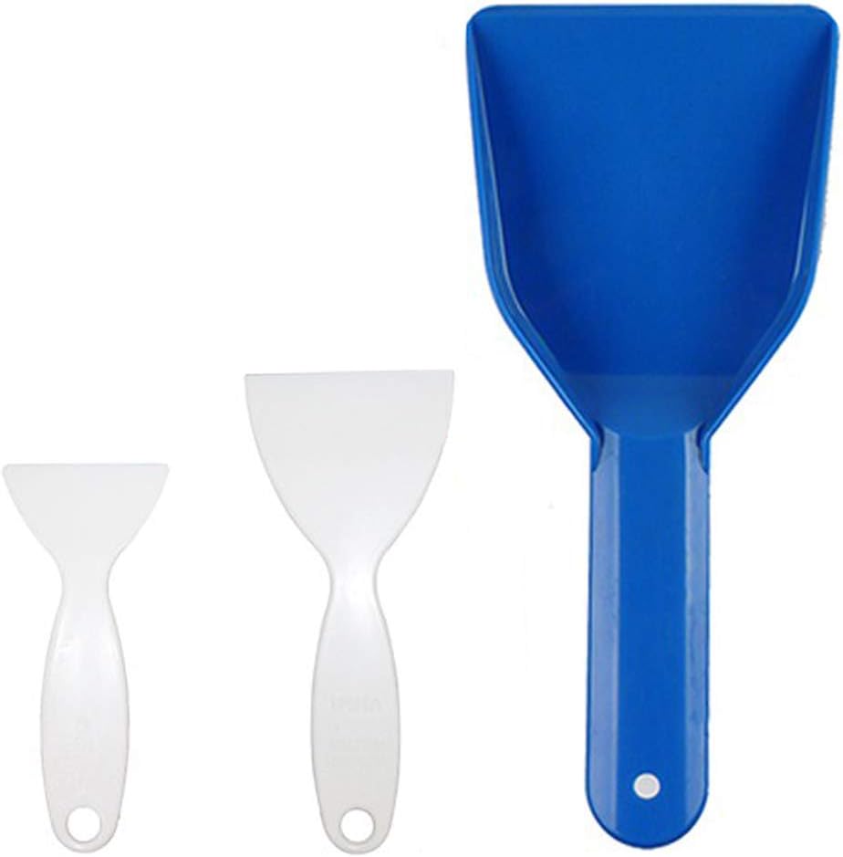 Set of 3 Plastic Refrigerator Ice Shovel Ice Scraper Snow Remover Cleaning Freezer Frost Shovel Ice Remover Scoop