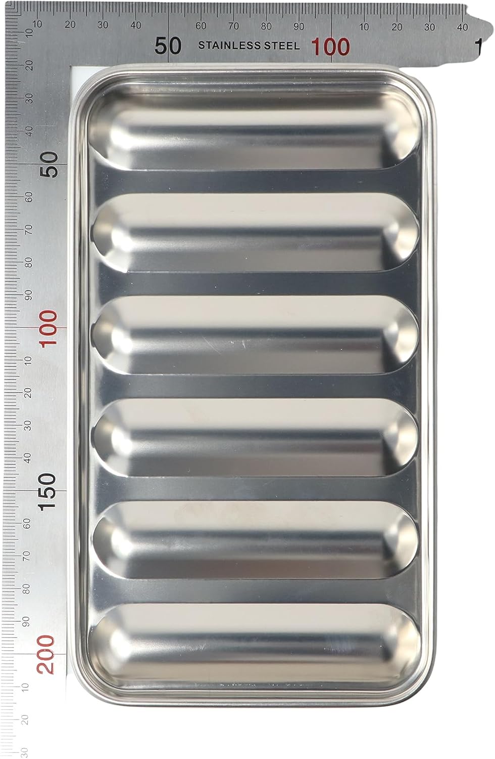 Stainless Steel Hotdog Maker - 6 Cavity Sausage Mold for Microwave Oven Steamer