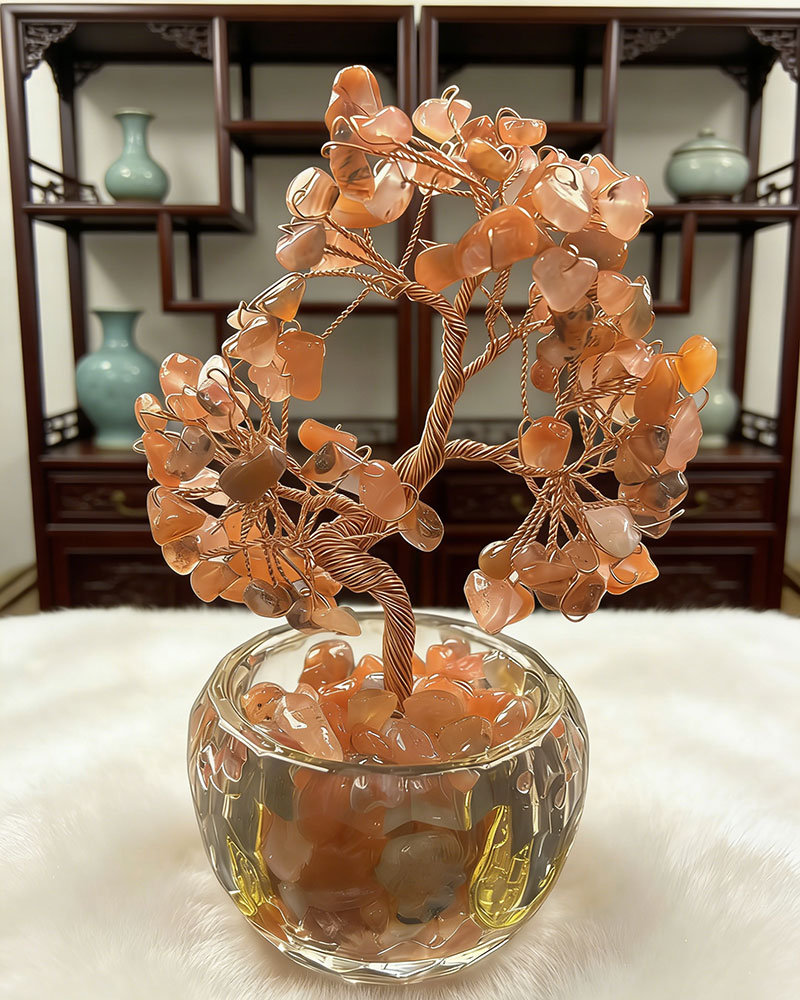 Carnelian Agate Tree of Life: Boost Vitality, Attract Abundance & Protect Energy