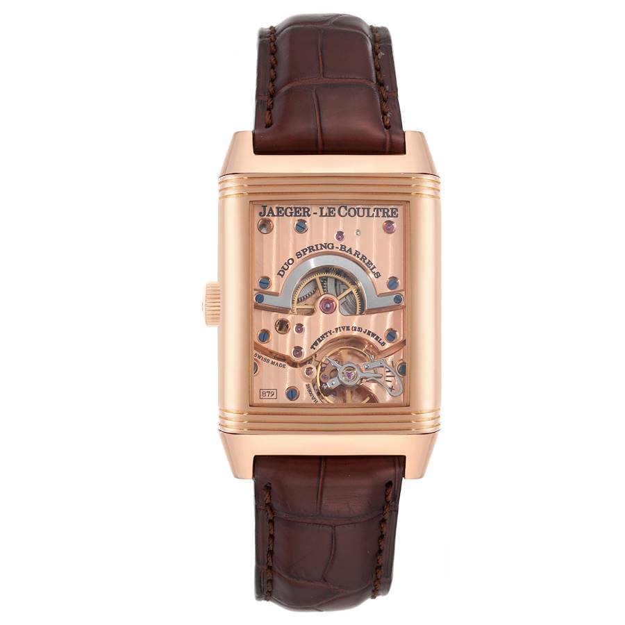 Jaeger LeCoultre Reverso Septantieme Limited Edition Rose Gold Mens Watch 240.2.19 Q3002420