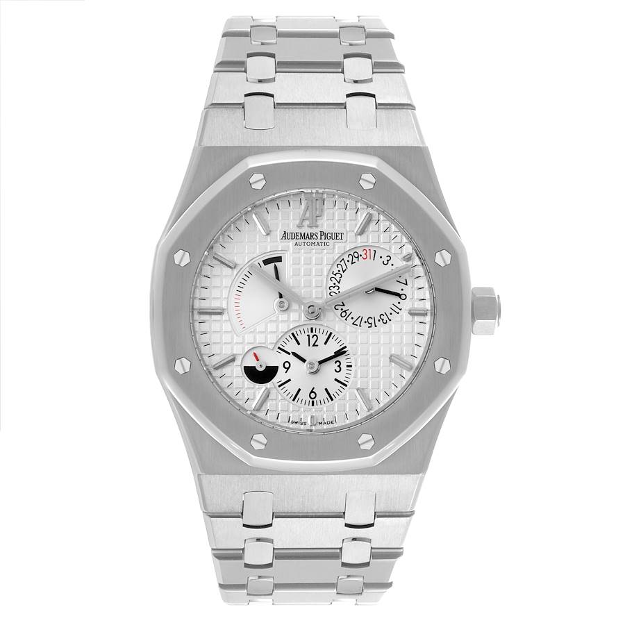 Audemars Piguet Royal Oak Dual Time Power Reserve Mens Watch 26120ST