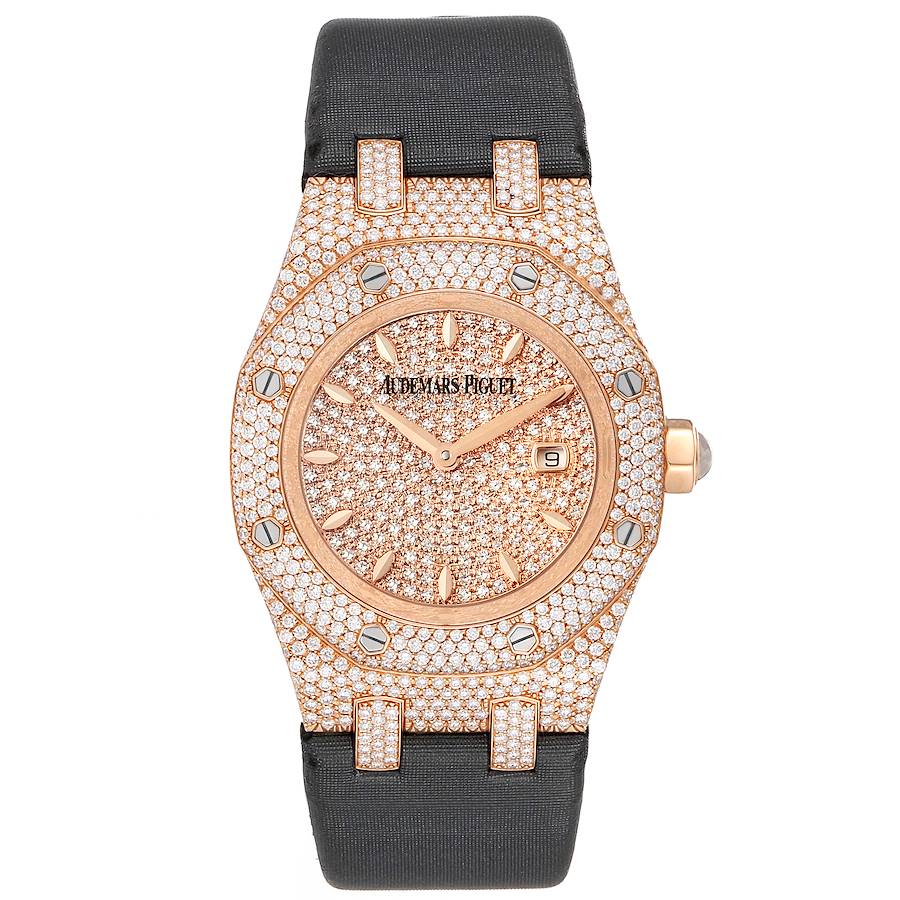 Audemars Piguet Royal Oak Rose Gold Diamond Ladies Watch 67625OR