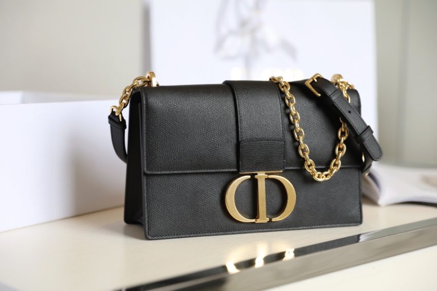 Replica Dior 30 Montaigne Black Grain