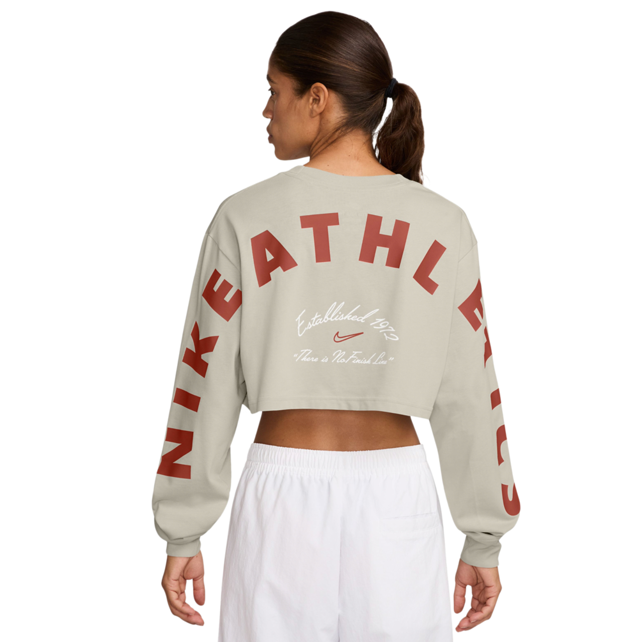 Nike Long Sleeve Support Crop T-Shirt