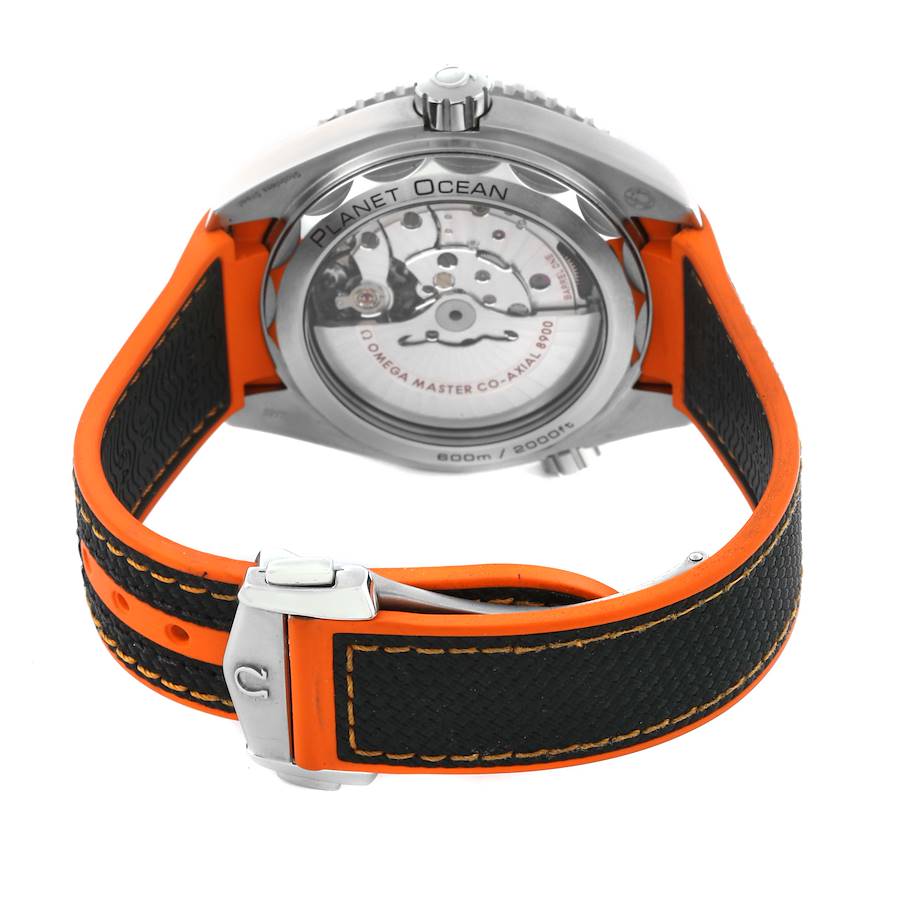 Omega Planet Ocean Black Orange Bezel Watch 215.32.44.21.01.001