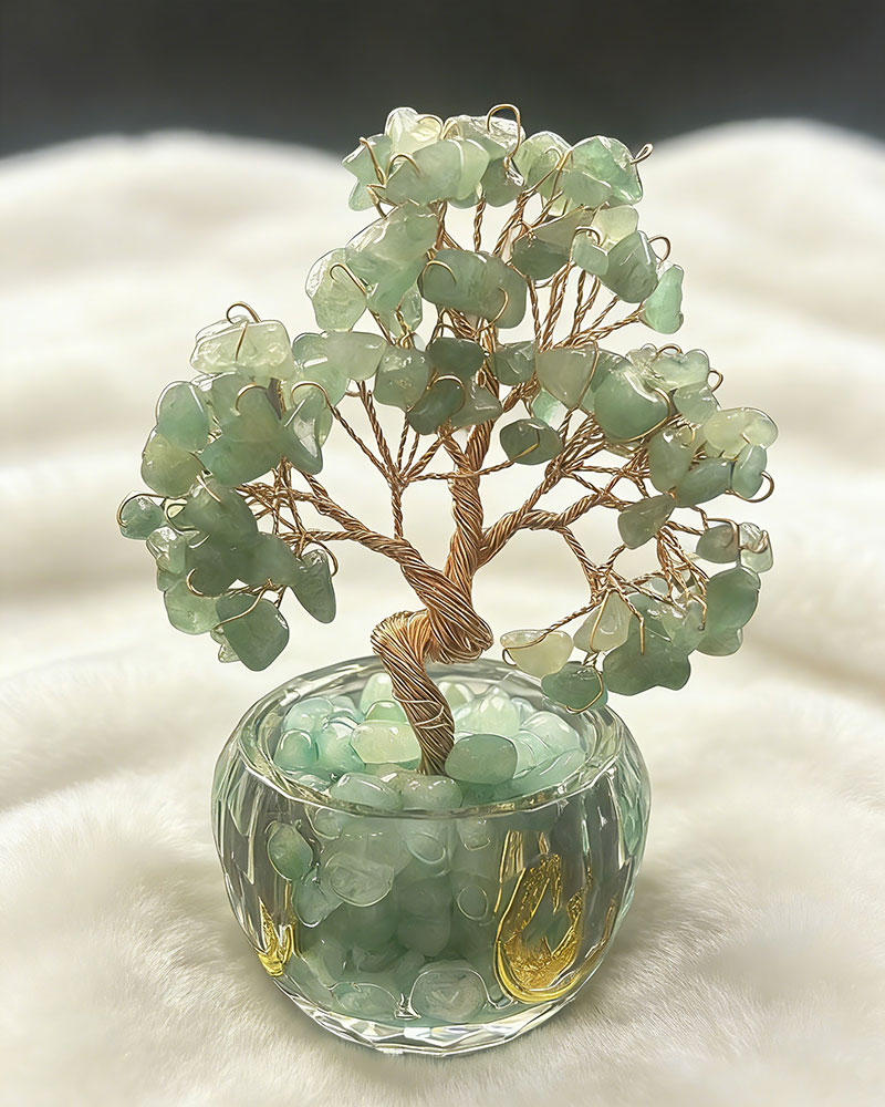 Green Aventurine Tree of Life: Attract Abundance, Boost Luck & Balance Heart Chakra