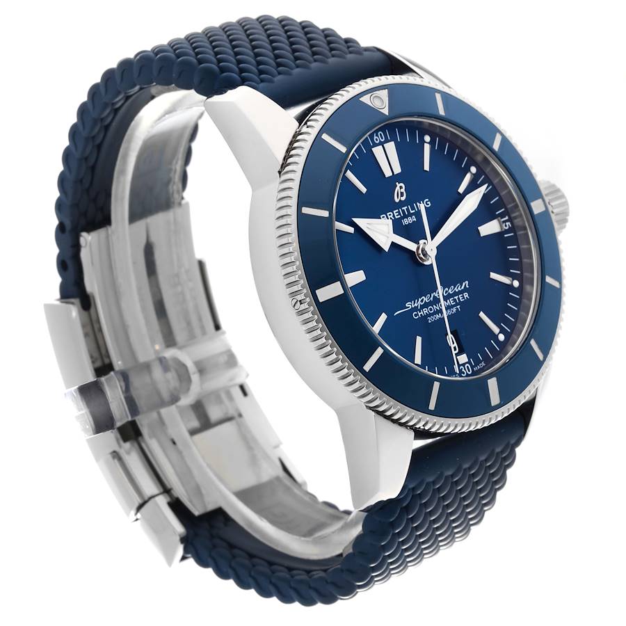 Breitling Superocean Heritage B20 44 Blue Dial Bezel Mens Watch AB2030