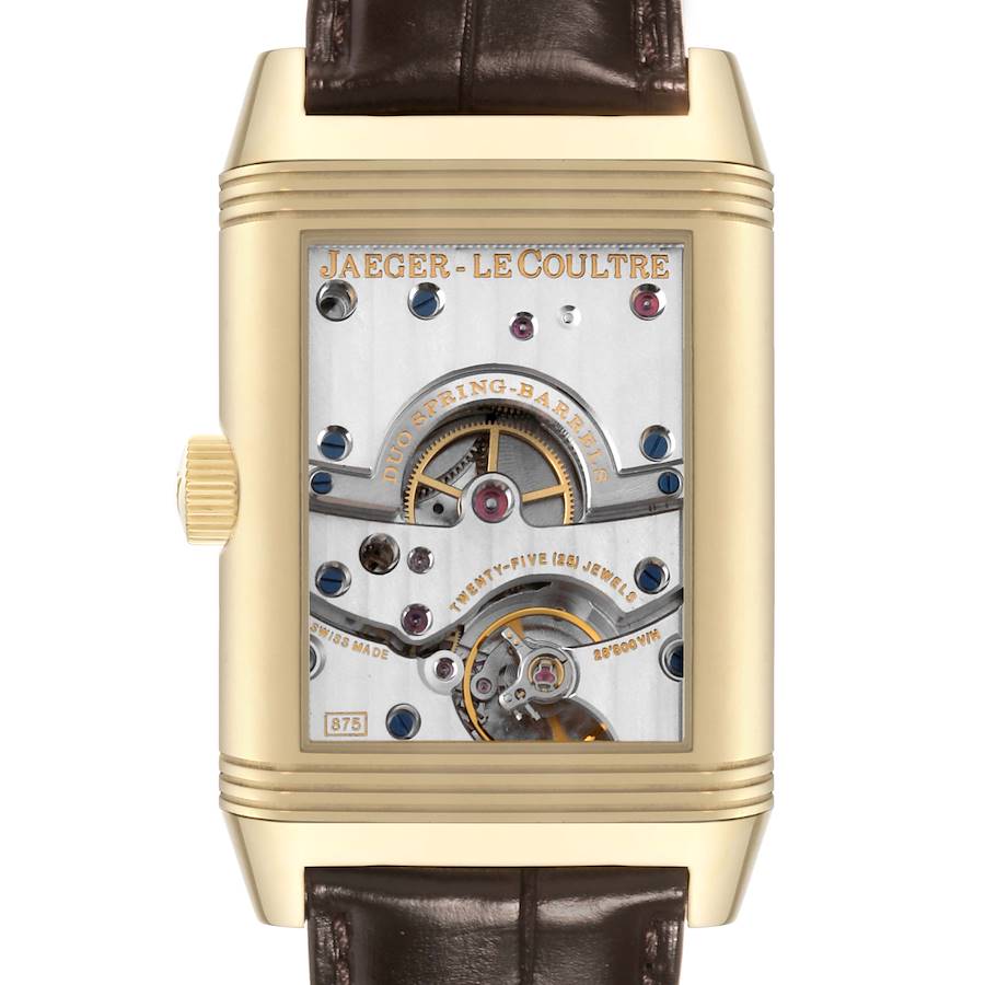 Jaeger LeCoultre Reverso Grande Date 8 Day Yellow Gold Watch 240.1.15 Q3001420 STOCK NUMBER: 63547
