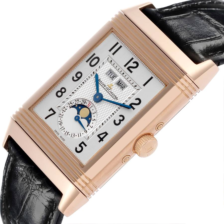 Jaeger LeCoultre Grande Reverso Calendar Rose Gold Mens Watch 273.2.84 Q3752520