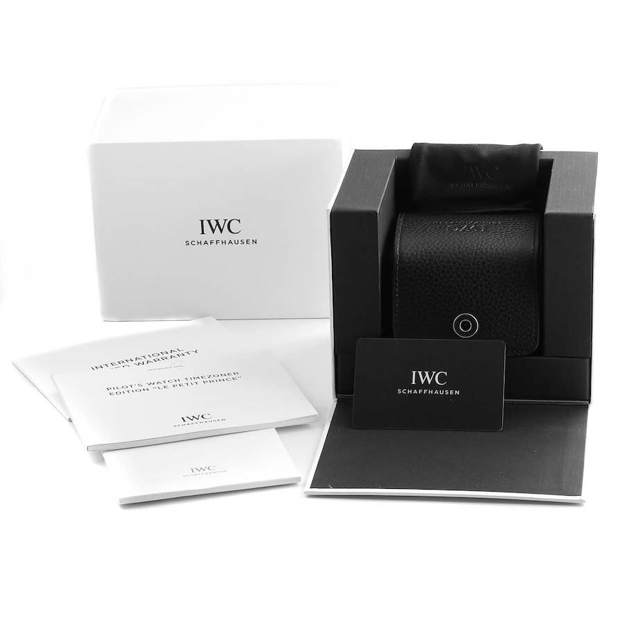 IWC Pilots Timezoner Le Petit Prince Steel Mens Watch IW395503