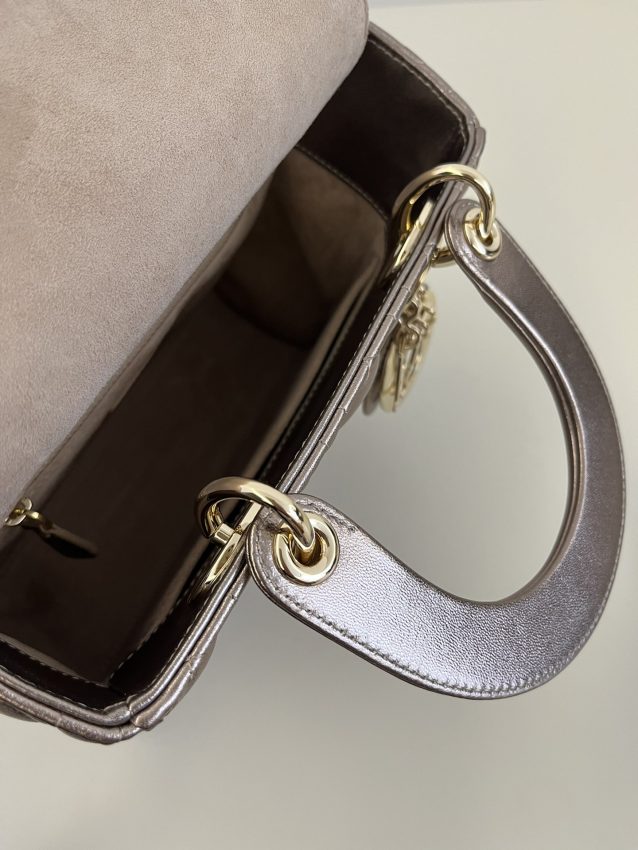 Replica Lady Dior Golden Metallic Abc