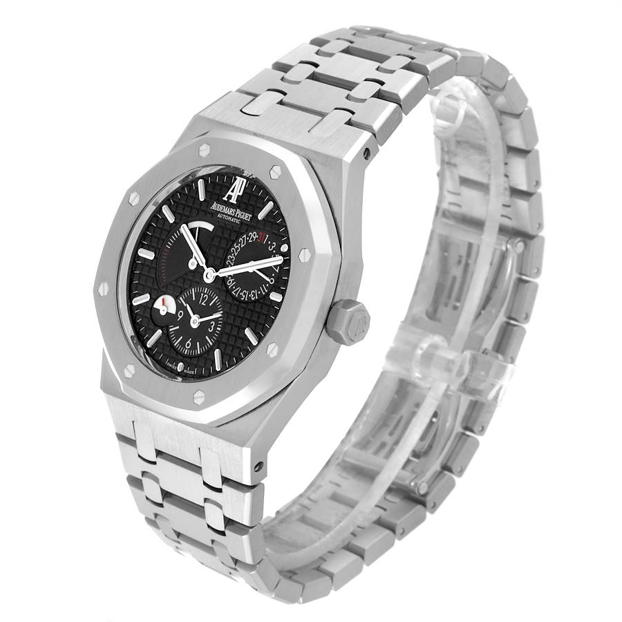 Audemars Piguet Royal Oak Dual Time Steel Mens Watch 26120ST