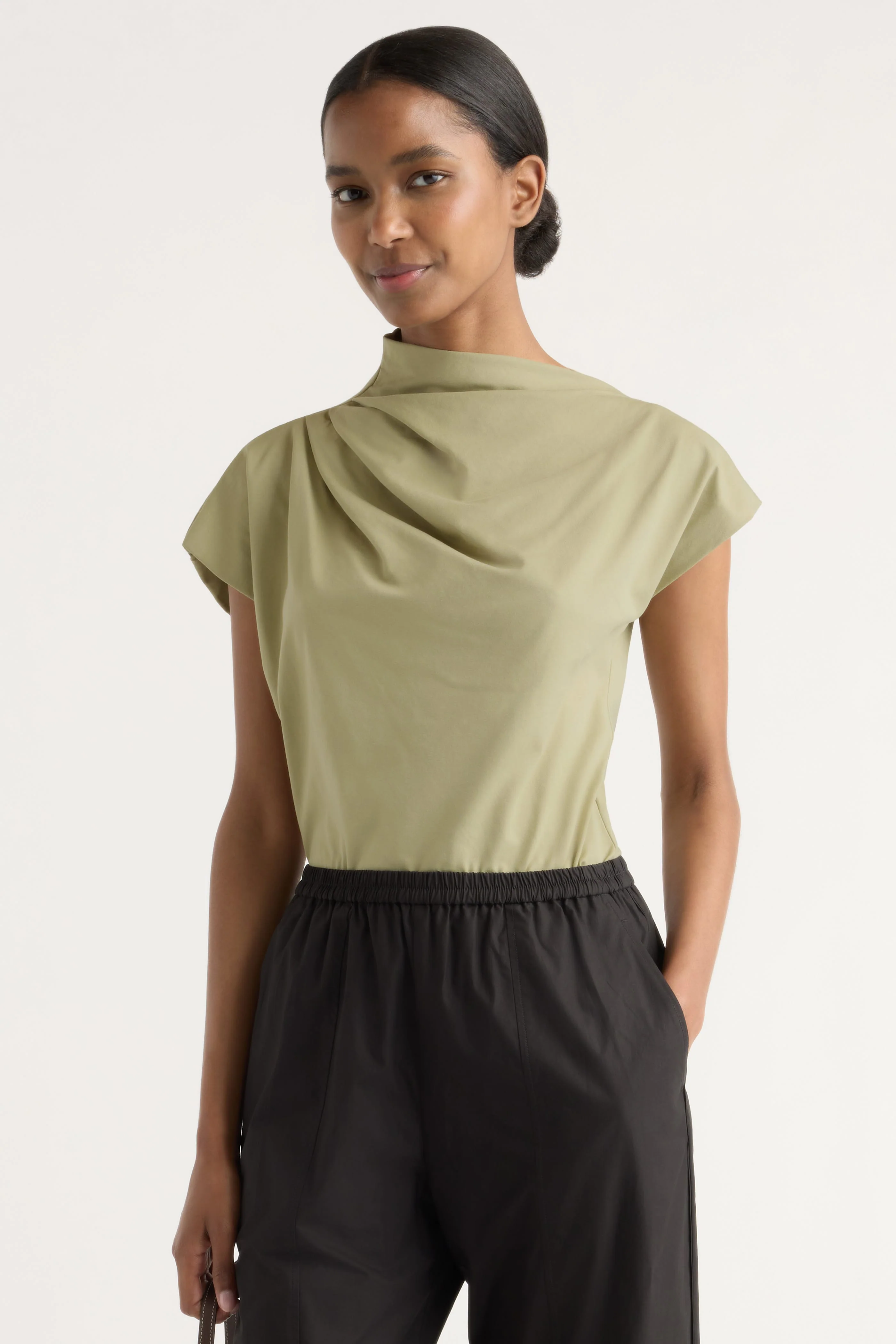 Kenny Asymmetric-Neck Tee