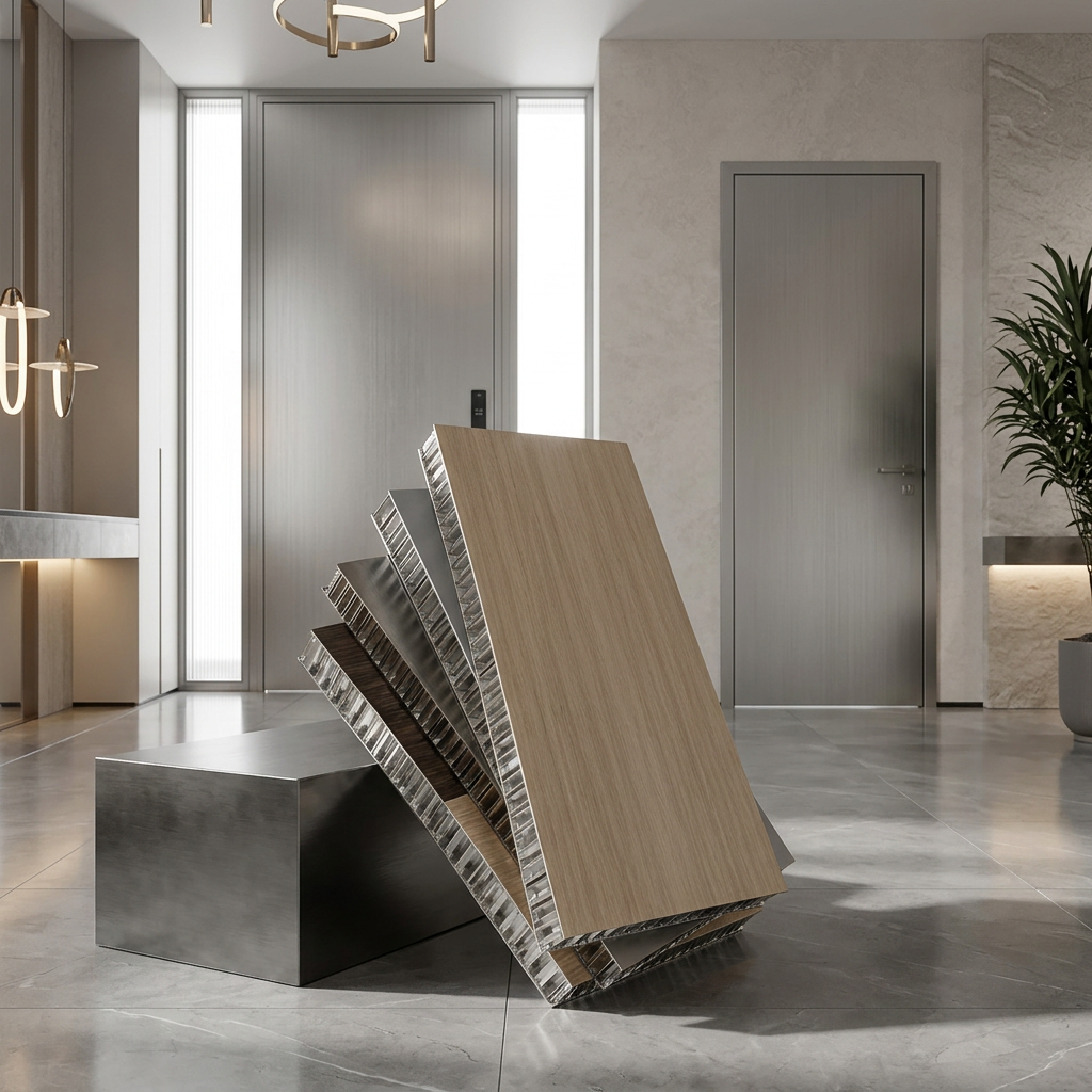 Lightweight Aluminum Honeycomb Panel for Interior Door Leaf, High Strength, Processable for Door Factory