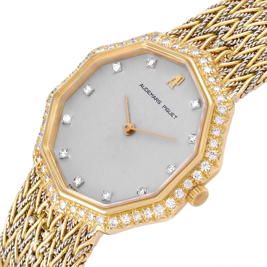 Audemars Piguet Vintage 18k Yellow Gold Diamond Ladies Watch 256731