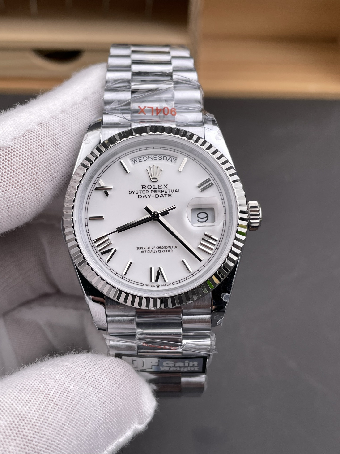 Day-Date White Roman Numeral Dial