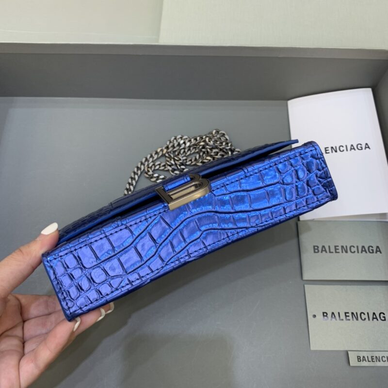 Replica Balenciaga Hourglass On Chain Blue