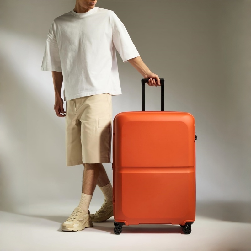 NOVELUX Single Stripe Hardside Luggage 32 Inch Large Suitcase - Durable