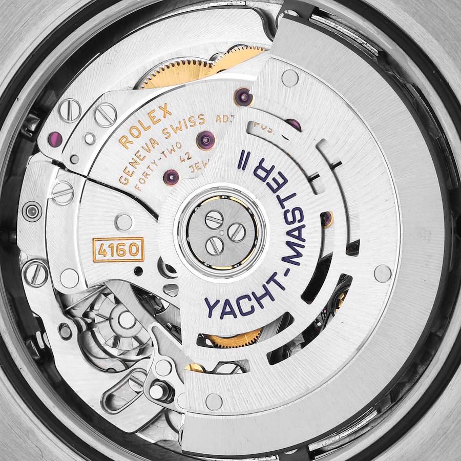 Rolex Yachtmaster II Regatta White Gold Platinum Mens Watch 116689