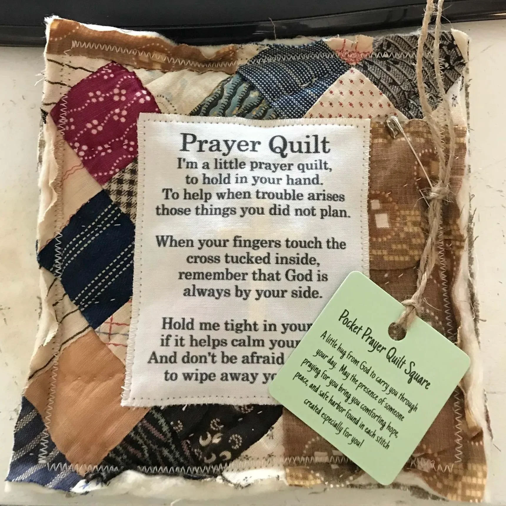 🎁🔥Prayer Quilt With Cross Inside (Approx. 5