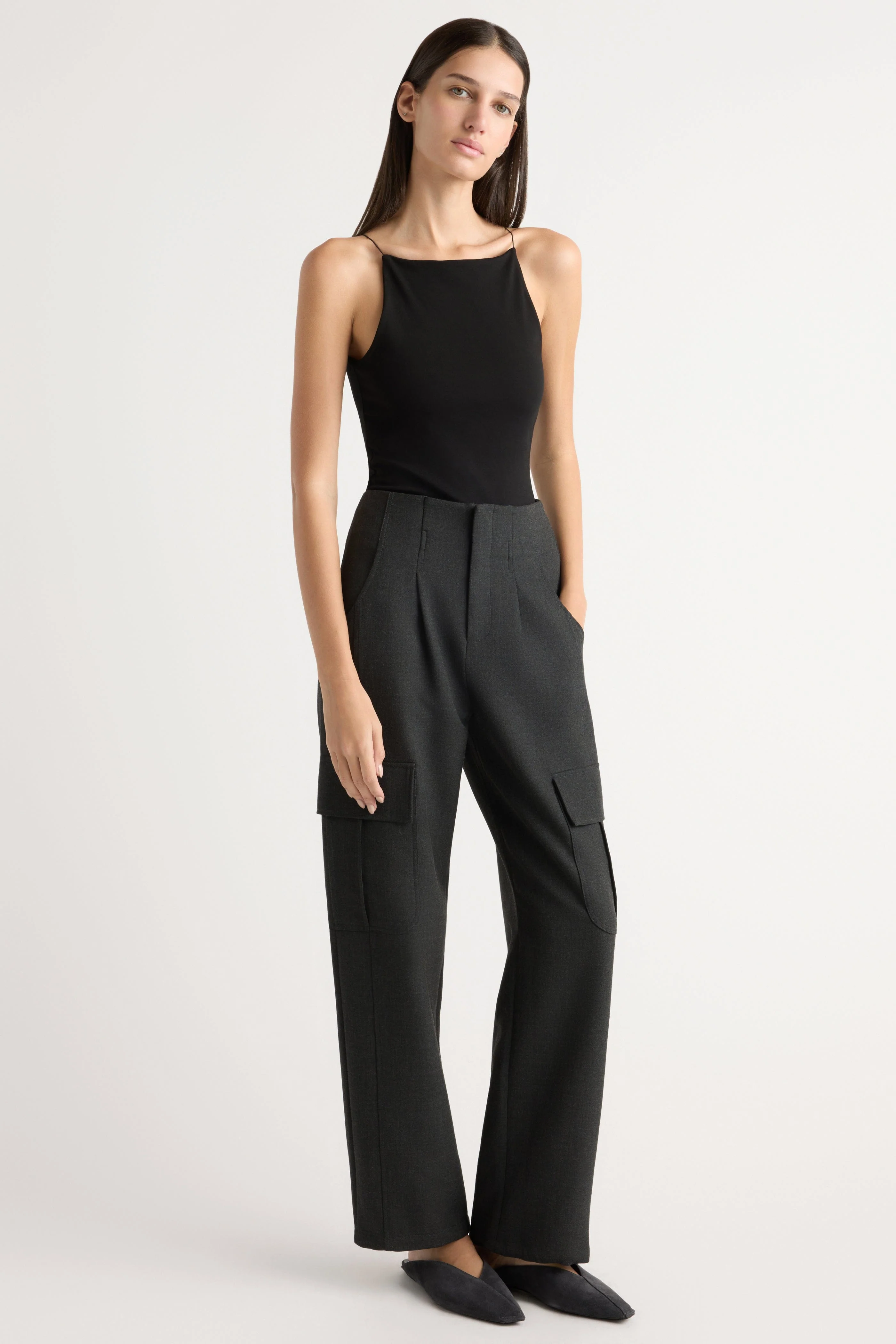 Lynda Tailored Utility Pant