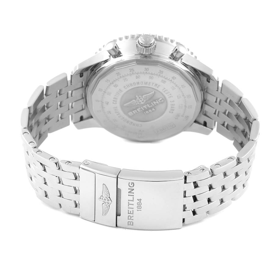 Breitling Navitimer Rattrapante Chronograph Steel Mens Watch AB0310