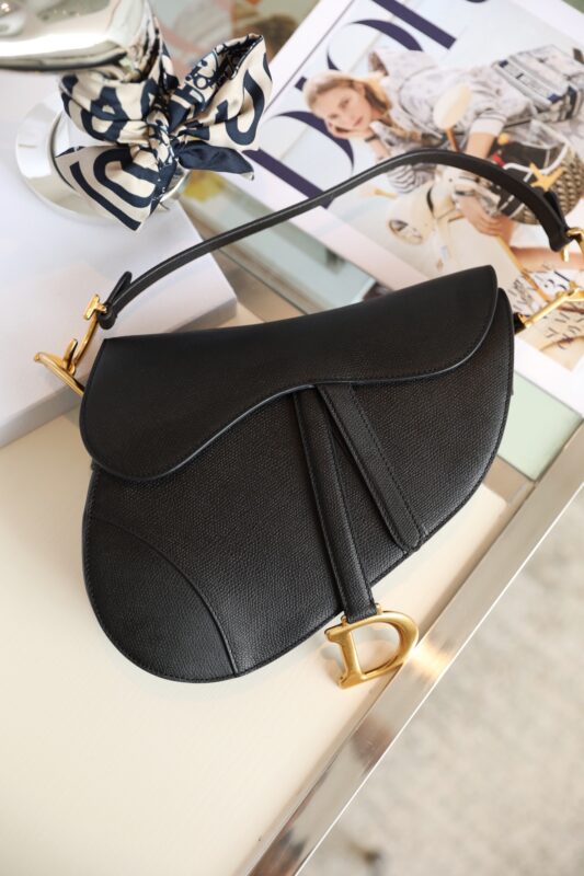 Replica Dior Saddle Bag Black
