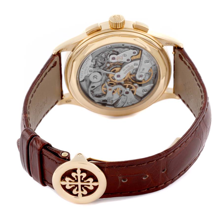 Patek Philippe Complications Chronograph Yellow Gold Mens Watch 5170