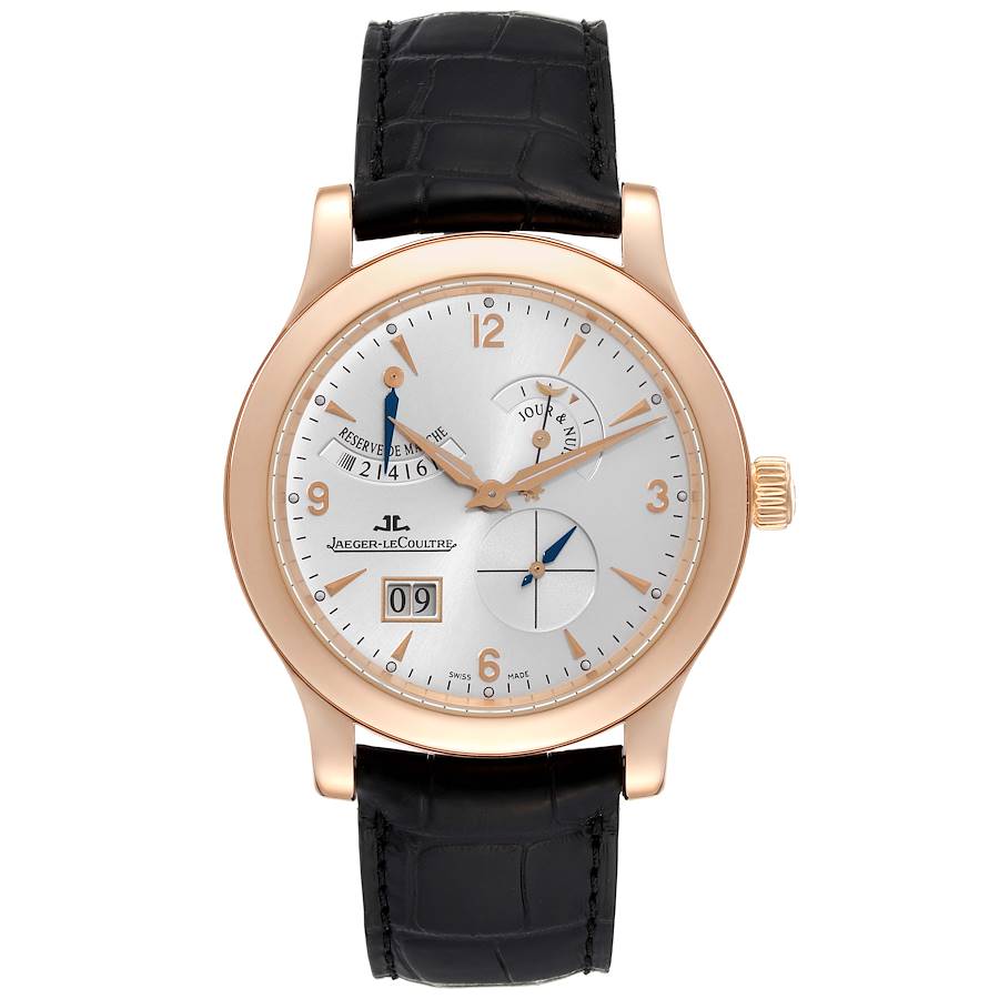 Jaeger LeCoultre Master Eight Days Rose Gold Watch 146.2.17.S Q1602420