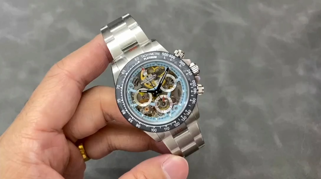 Daytona Daytona Artisans De Geneve Carbon Fiber Bezel Colorful Skeleton Dial 116500LN